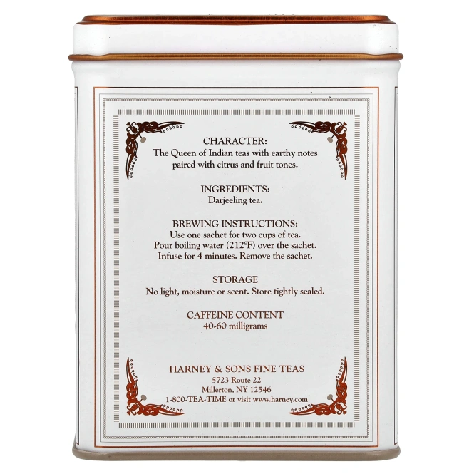 Harney & Sons, Classic Collection, Дарджилинг, 20 чайных пакетиков, 40 г (1,4 унции)