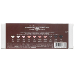 16 Brand, Набор теней Sixteen Brickit, 10 г (0,35 унции)