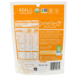 Peeled Snacks, Gently Dried Organic Mango, 2.8 oz (80 g)