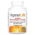Natural Factors, RegenerLife, оптимизация функции митохондрий, 120 вегетарианских капсул