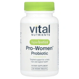 Vital Nutrients, Pro-Women®, пробиотик, 30 веганских таблеток