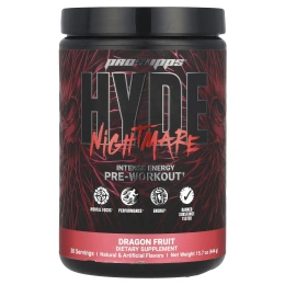 ProSupps, HYDE® Nightmare, интенсивная энергия перед тренировкой, плод дракона, 444 г (15,7 унции)