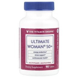 The Vitamin Shoppe, Ultimate Woman® 50+, мультивитамины и мультиминералы, 90 таблеток
