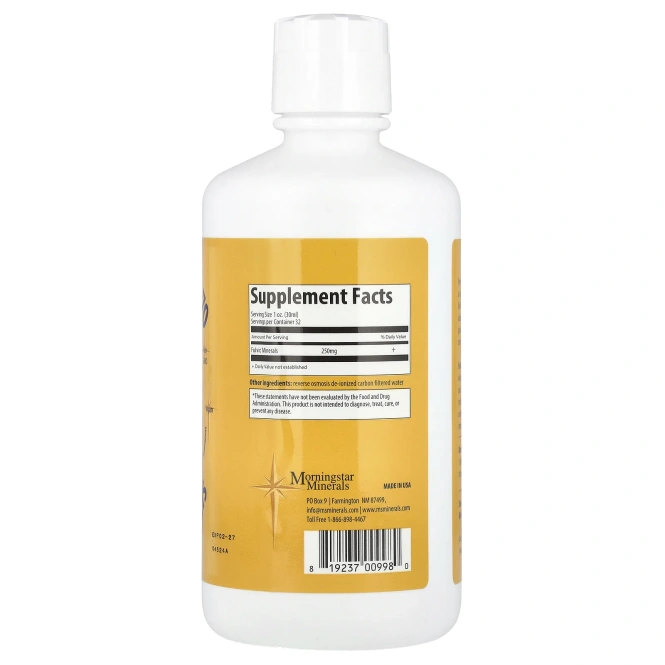 Morningstar Minerals, Energy Boost 70, фульвовые минералы, 32 жидкие унции (946 мл)