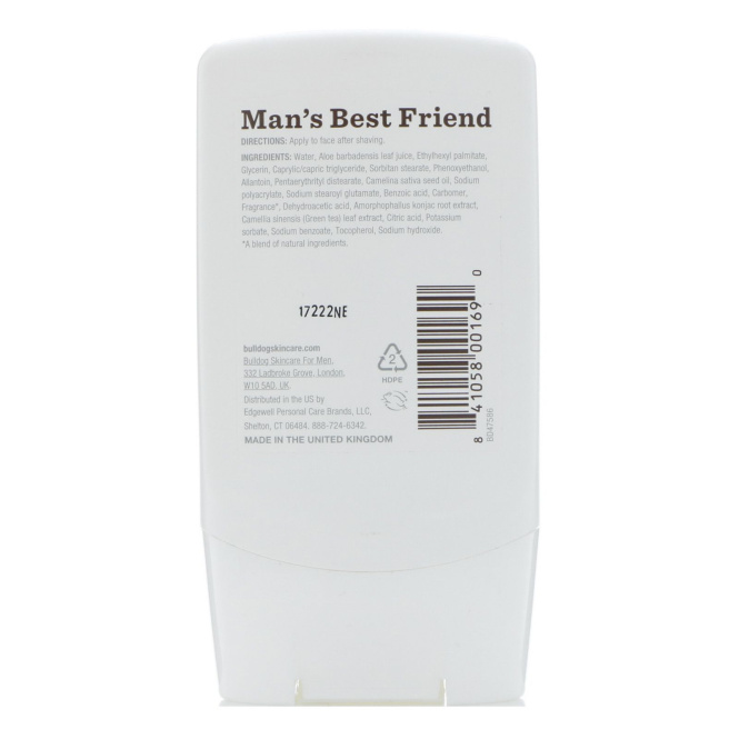 Bulldog Skincare For Men, Оригинальный бальзам после бритья, 100 мл