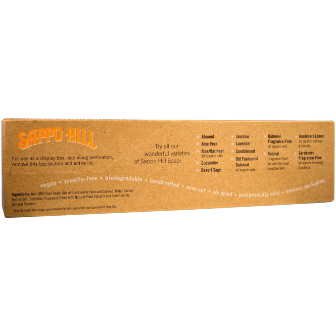 Sappo Hill, Глицериновое крем-мыло, лавандовое, 12 кусков по 3,5 унции (100 г)