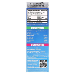 Sovereign Silver, Биоактивный серебряный гидрозоль для детей, спрей для ежедневной поддержки иммунитета, 2 унции (59 мл)