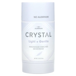 CRYSTAL, Обогащенный магнием дезодорант, легкий и мягкий, 70 г (2,5 унции)