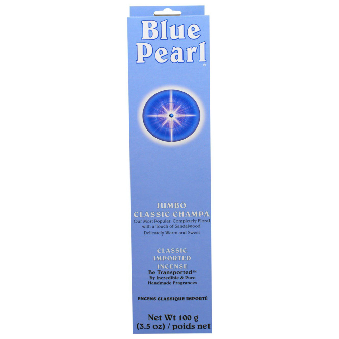 Blue Pearl, Классические благовония «Jumbo Чампа», 3,5 унции (100 г)