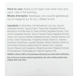 Derma E, Увлажняющий ночной крем, 2 унции (56 г)