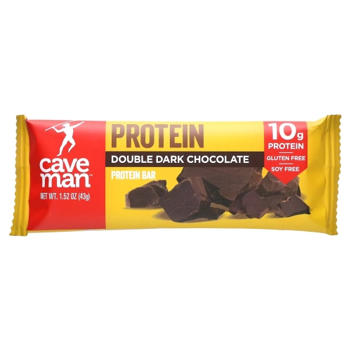 Caveman Foods, Протеиновый батончик Двойной темный шоколад 12 батончиков