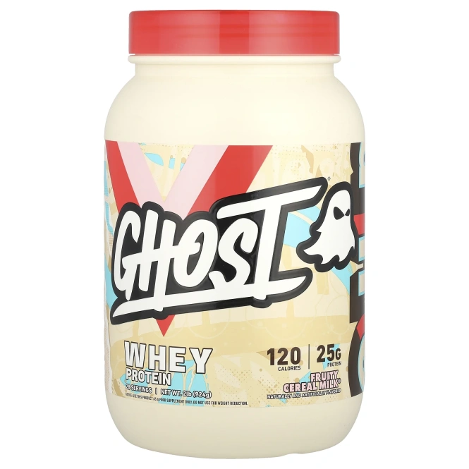 Ghost, Сывороточный протеин, Fruity Cereal Milk®, 924 г (2 фунта)