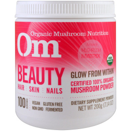 Organic Mushroom Nutrition, Красота, грибной порошок, 7.14 унций (200 г)
