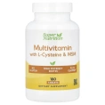 Super Nutrition, Мультивитамины с L-цистеином и МСМ, 180 таблеток