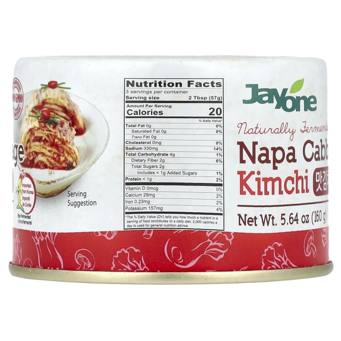 Jayone, Капуста напа, кимчи, 160 г (5,64 унции)
