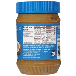 Earth Balance, Кокосовая и арахисовая паста, хрустящая, 16 унций (453 г)