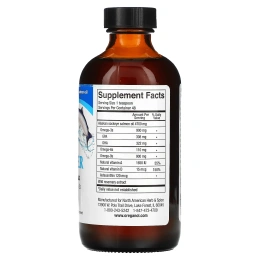 North American Herb & Spice Co., PolarPower рыбий жир из аляскинского дикого лосося (нерки), 8 жидких унций (240 мл)