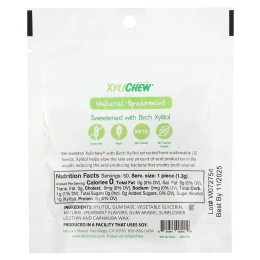 XyliDENT, Xylichew, натуральная кудрявая мята, 50 шт., 65 г (2,29 унции)