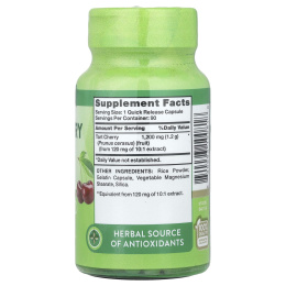 Nature's Truth, Ультра терпкий экстракт вишни, 1200 мг, 90 капсул с быстрым высвобождением