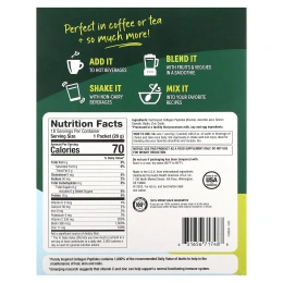 Purely Inspired, пептиды коллагена, без добавок, 18 порционных пакетиков по 20 г (0,71 унции)