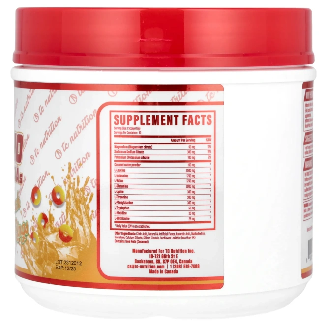 TC Nutrition, Hydramino EAA, персиковые кольца, 680 г (23,9 унции)