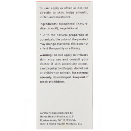 Home Health, Натуральный витамин Е, 0,5 жидких унции (14 мл)