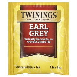 Twinings, Черный чай Earl Grey, 100 чайных пакетиков, 200 г (7,05 унции)