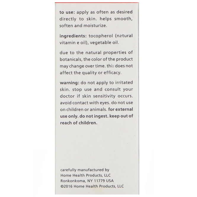 Home Health, Натуральный витамин Е, 0,5 жидких унции (14 мл)