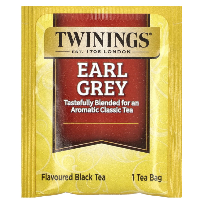 Twinings, Черный чай Earl Grey, 100 чайных пакетиков, 200 г (7,05 унции)