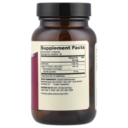 Dr. Mercola, D-манноза и экстракт клюквы, 60 капсул