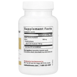 Real Mushrooms, Tremella, порошок экстракта грибов, 120 капсул