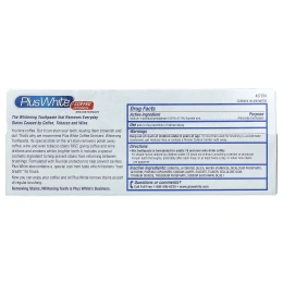 Plus White, Отбеливающая зубная паста для любителей кофе, холодящая мята, 3,5 унции (100 г)