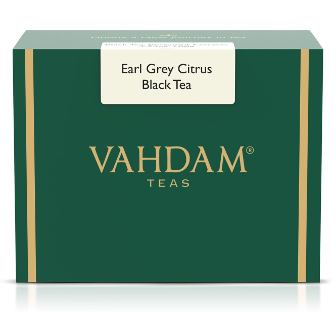 Vahdam Teas, Earl Grey, черный чай, цитрусовый, 454 г (16 унций)