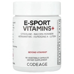 Codeage, E-Sport Vitamins +, 90 растительных капсул
