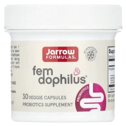 Jarrow Formulas, Fem Dophilus для женщин, 30 вегетарианских капсул
