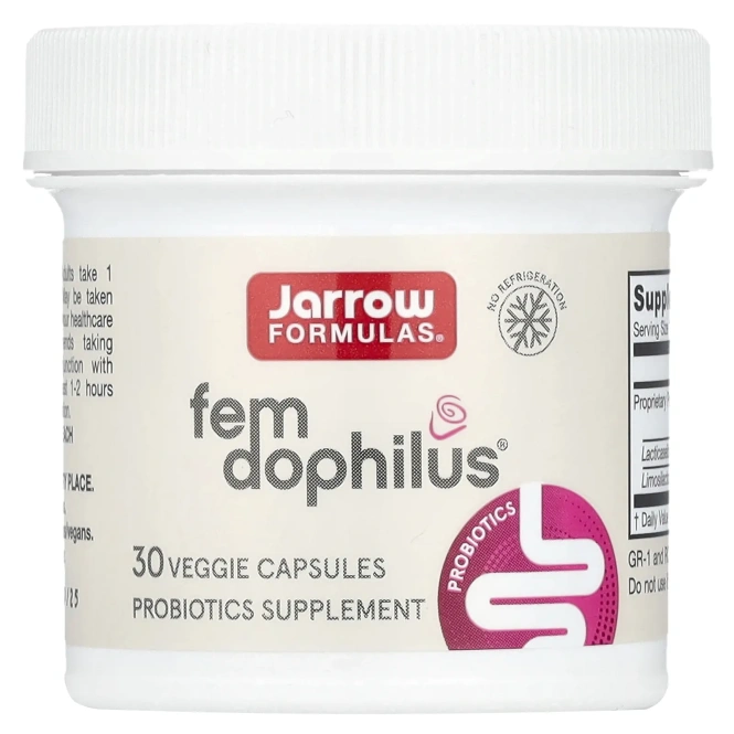 Jarrow Formulas, Fem Dophilus для женщин, 30 вегетарианских капсул