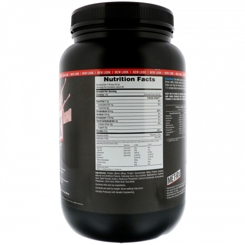 MET-Rx, 100% ультрамексин сывороточный, клубника, 32 унции (907 г)