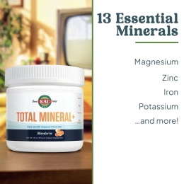 KAL, Total Mineral+, со вкусом мандарина, 167 г (5,8 унции)