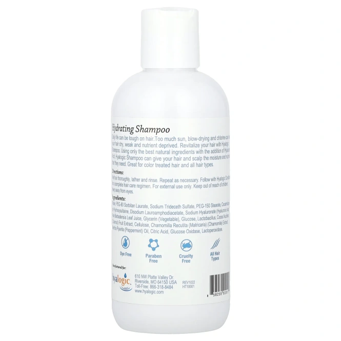 Hyalogic, шампунь с гиалуроновой кислотой, 295,7 мл (10 жидк. унций)