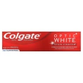 Colgate, Optic White, Stain Fighter, зубная паста с фтором против кариеса, чистая мята, 170 г (6,0 унции)