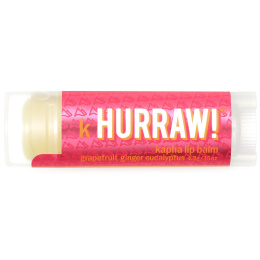 Hurraw! Balm, Бальзам для губ Капха, грейпфрут, имбирь, эвкалипт, 0,15 унции (4,3 г)