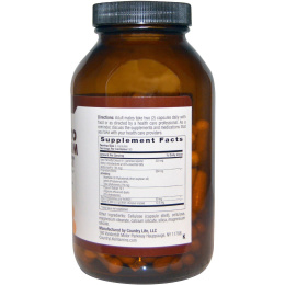 Country Life, Экстракт сереноа и коры сливы африканской, 180 вегетарианских капсул