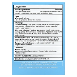 Hyland's Naturals, Cell Salt # 7, Kali Sulph 6X, быстрорастворимая одна таблетка