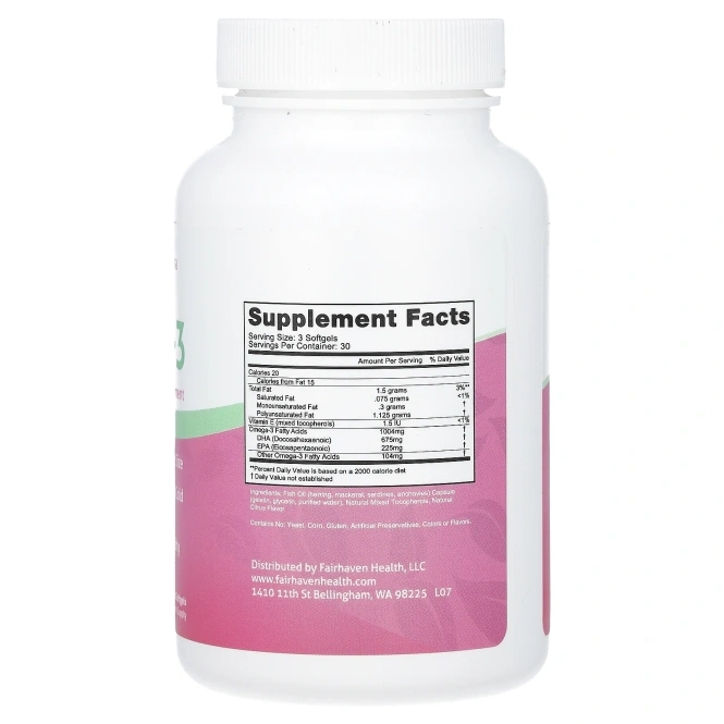 Fairhaven Health, Pregnancy Plus, дополнительный источник Омега 3 жирных кислот для беременных женщин, 90 мягких капсул