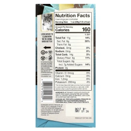 Endangered Species Chocolate, Темный шоколад с клюквой и миндалем, 72% какао, 85 г (3 унции)