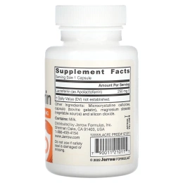 Jarrow Formulas Лактоферрин 250 мг, 60 капсул