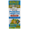 Purely Inspired, Пробиотик + Похудение, 84 легко глотаемых растительных капсулы