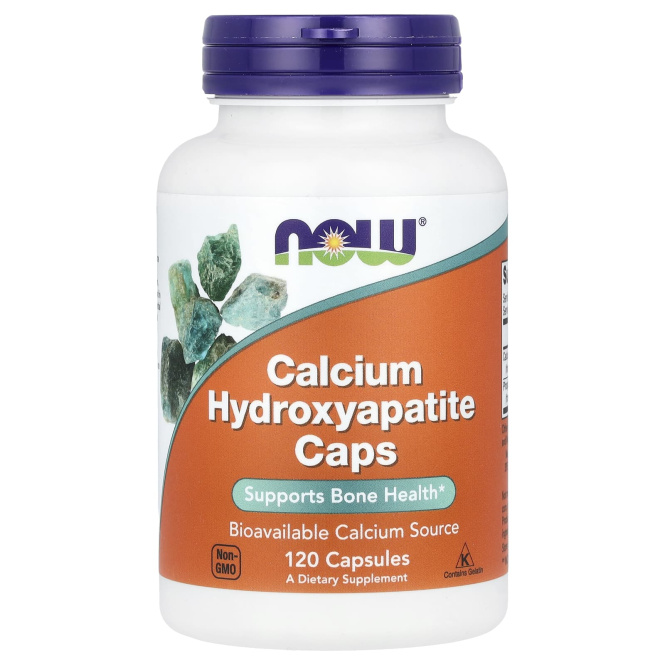 Now Foods, Calcium Hydroxyapatite Caps, 120 капсул