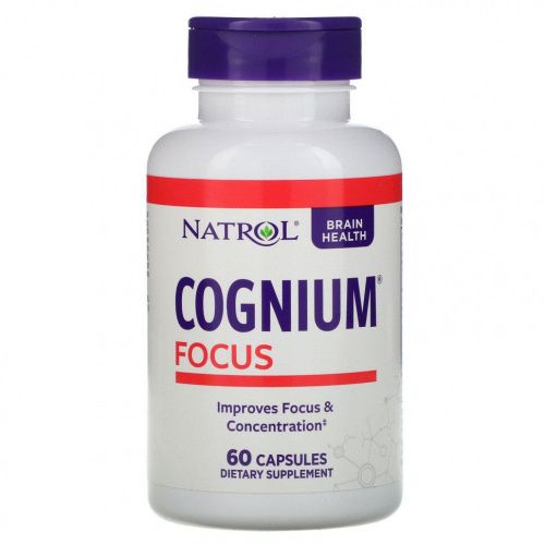Natrol, Cognium Focus, 60 Capsules