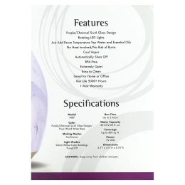 Now Foods, Solutions, Сверхзвуковой стеклянный USB-диффузор масел, 1 диффузор